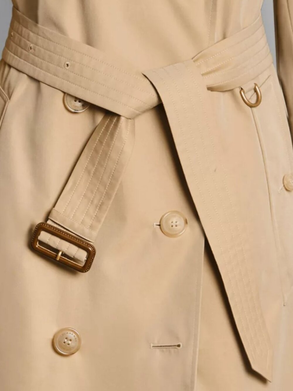 Authentic Burberry Heritage Replacement Belt for Trench Coat
